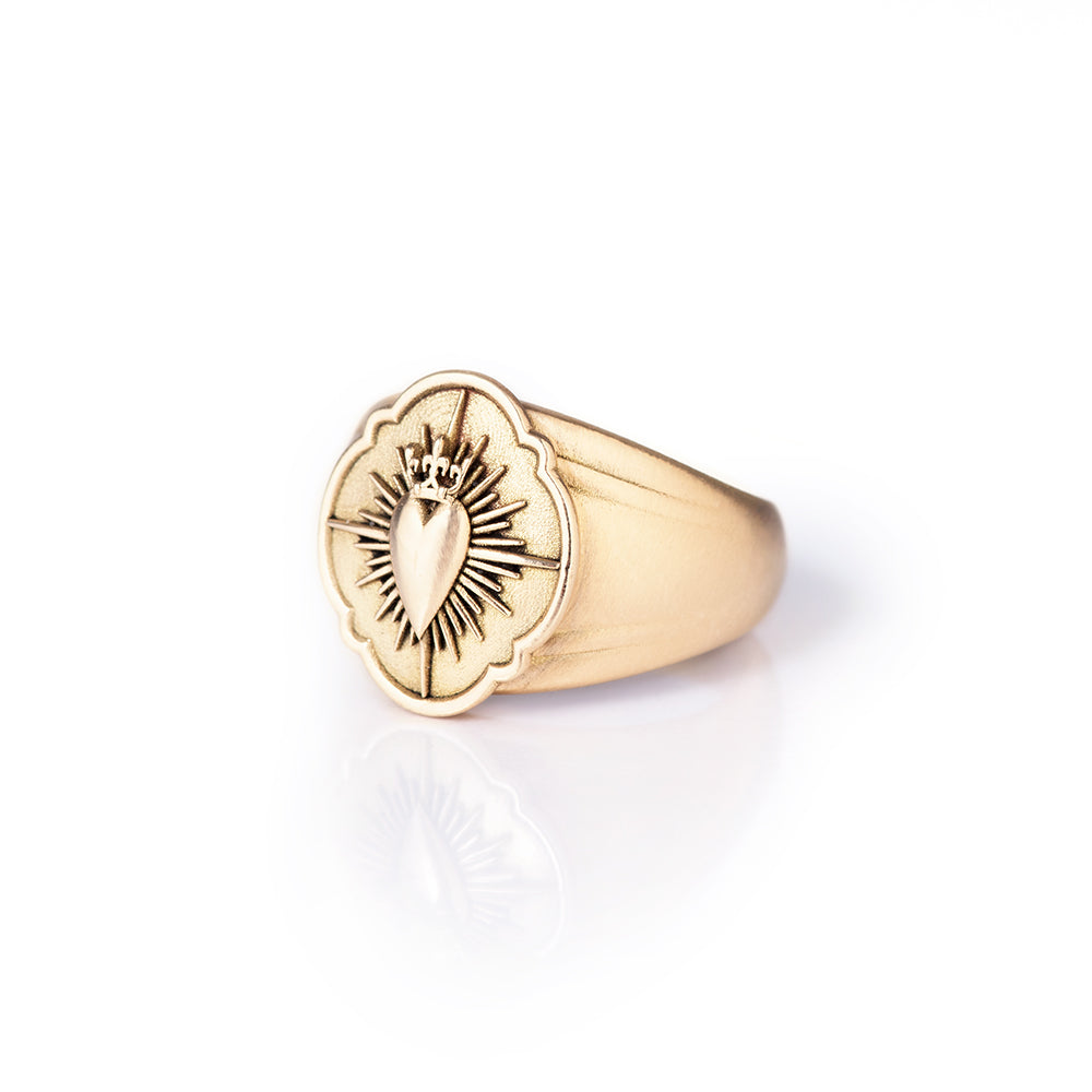 Gold Brave Heart