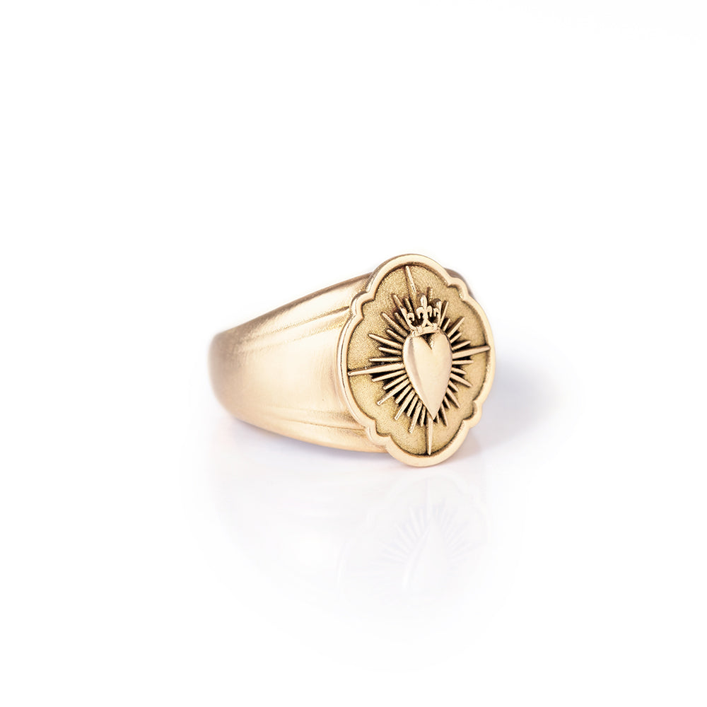 Gold Brave Heart