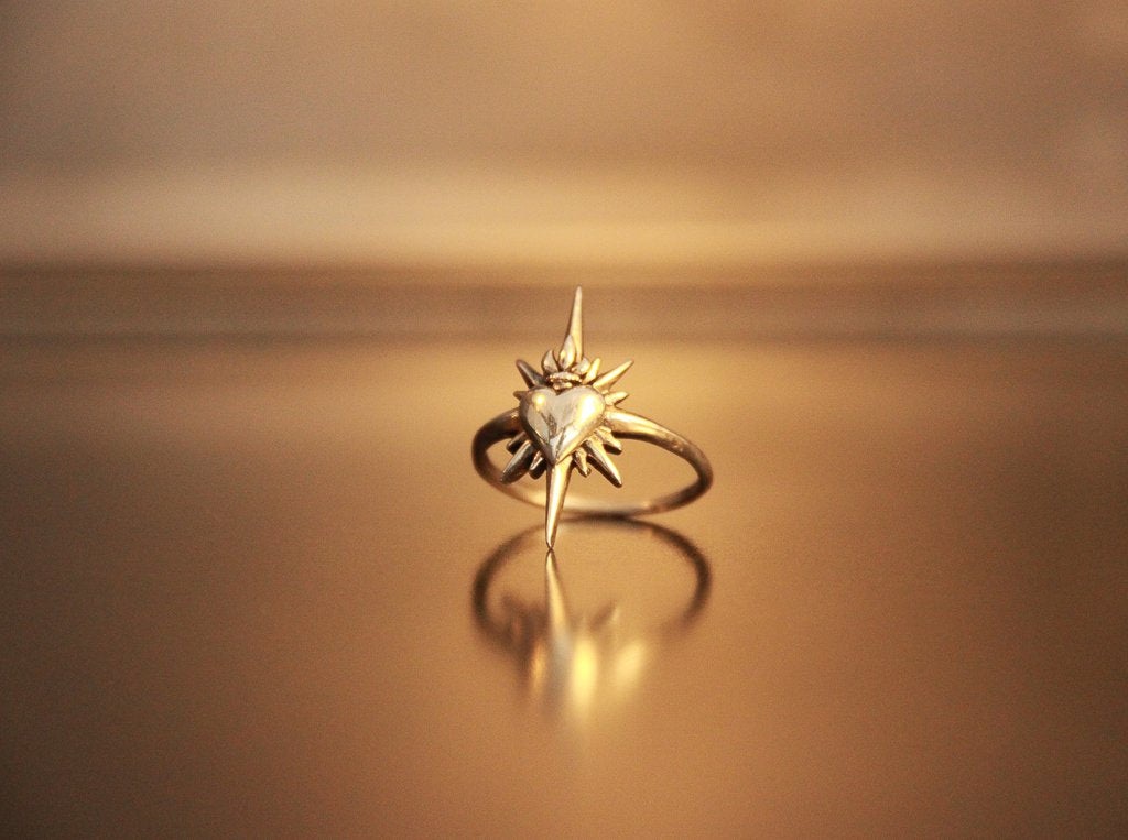 Sparkly Heart - Silver
